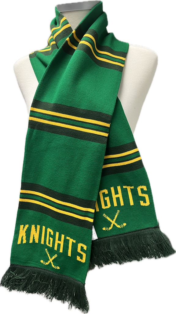 Scarf BK Green Script 